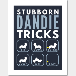 Stubborn Dandie Dinmont Terrier Tricks - Dog Training Posters and Art